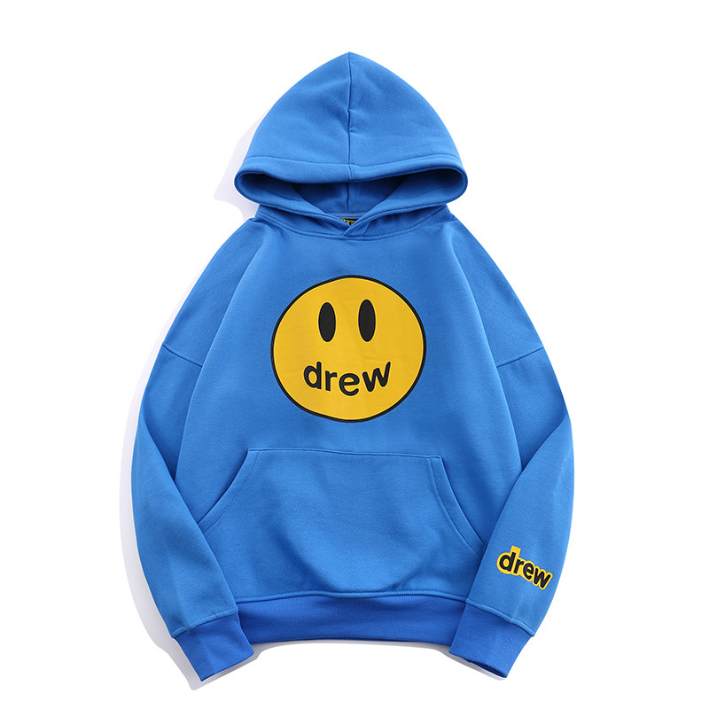 Trendy drew basic smiley face printed Plush Hoodie casual loose men's and women's same sweater, Black
Trendy drew basic smiley face printed Plush Hoodie casual loose men's and women's same sweater, Black