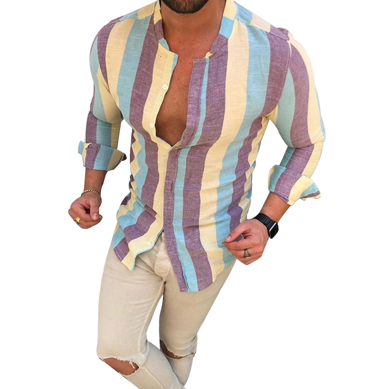 2021 More Recent Color Mode Listra Men's Shirts Casual Printed Slim Fit Long Goal Masculine Holiday Square Top of Social Affairs 4b3d, Yellow
2021 More Recent Color Mode Listra Men's Shirts Casual Printed Slim Fit Long Goal Masculine Holiday Square Top of Social Affairs 4b3d, Yellow