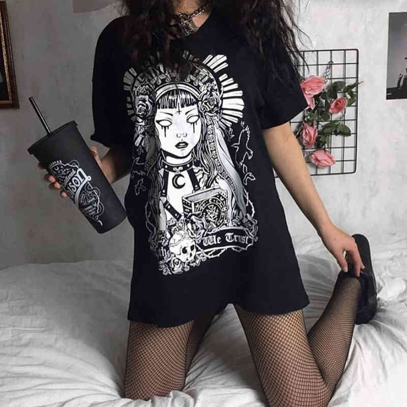 Black Graphic Tee Oversized T Shirt Short Sleeve Top Streetwear Loose Long T-shirt, White
Black Graphic Tee Oversized T Shirt Short Sleeve Top Streetwear Loose Long T-shirt, White