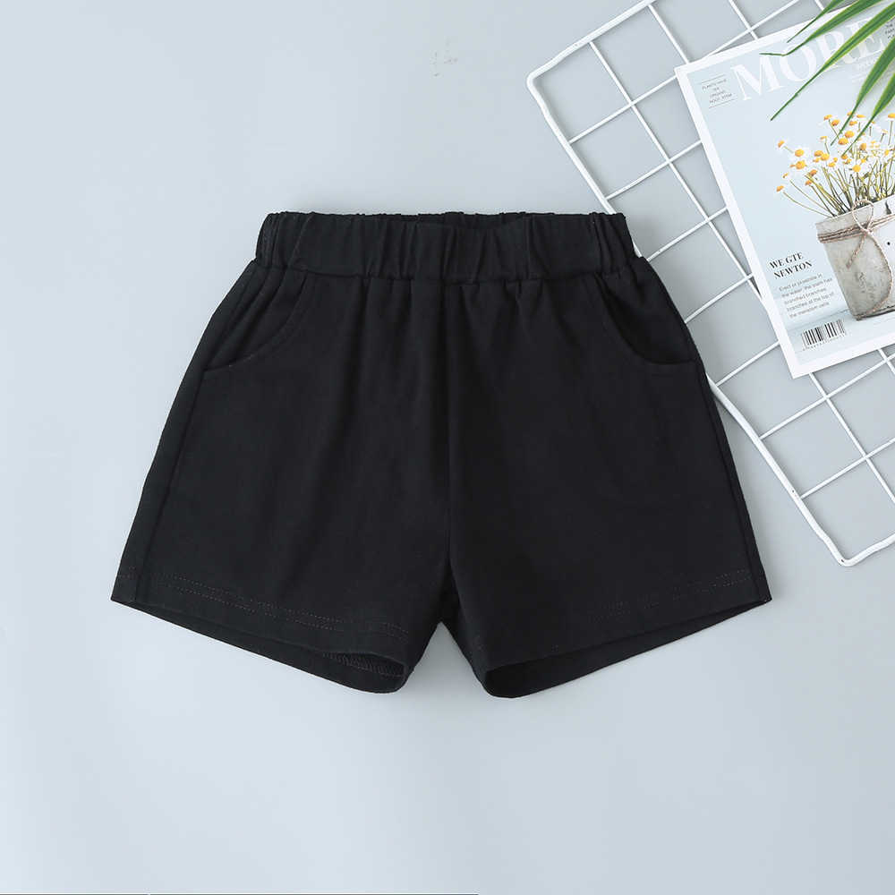 Summer Children Sets Casual Boys Cotton Short Sleeve O Neck Print Cartoon T-shirt Black Pants Clothes 2T-6T 210629