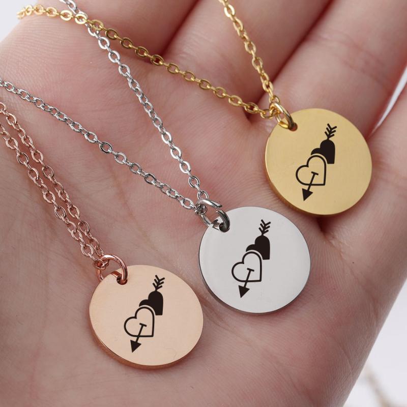 Pendant Necklaces Stainless Steel Flowers Plant Necklace Disc Pattern Laser Abstract Jewelry Wholesale 10pcs
Pendant Necklaces Stainless Steel Flowers Plant Necklace Disc Pattern Laser Abstract Jewelry Wholesale 10pcs