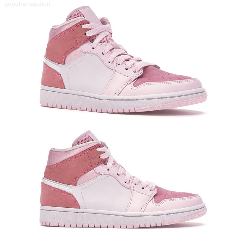 New women men basketball shoes Digital Pink 1s jumpman 1 mid white fashion women trainers sports sneakers size 36-45
New women men basketball shoes Digital Pink 1s jumpman 1 mid white fashion women trainers sports sneakers size 36-45
