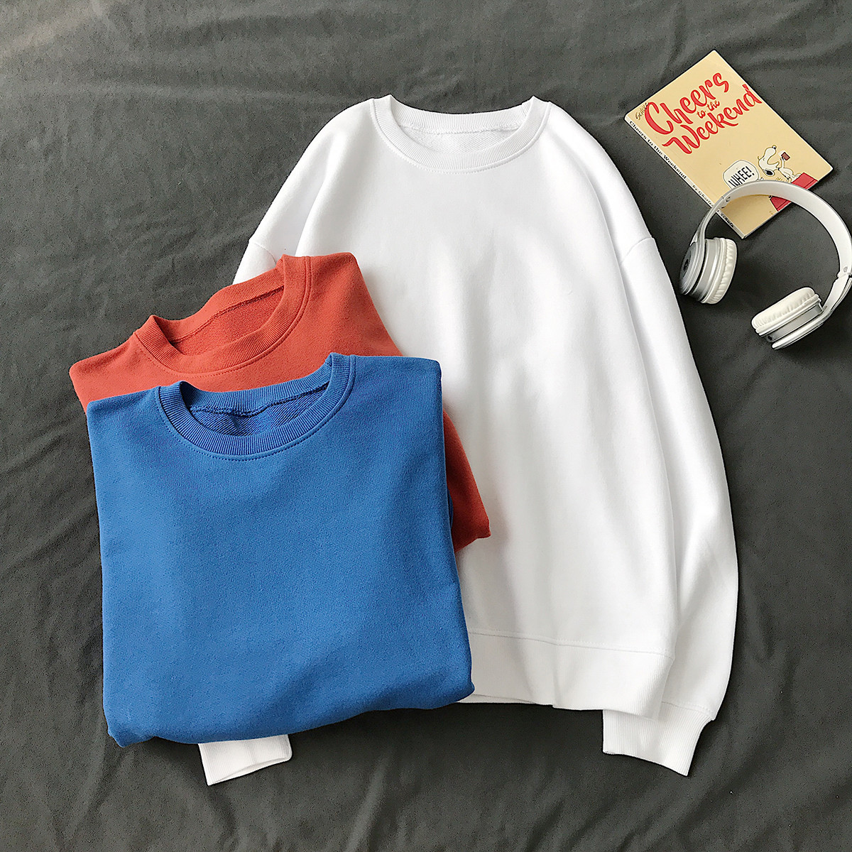 LEGIBLE Woman's Hoodies Female Loose Cotton Solid Thicken Warm Women Sweatshirts Oversize Lady Spring Autumn plus size 201106