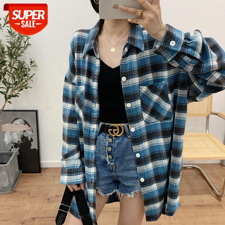 Street Yang Mi Song Zuertong Blue flannel check loose shirt jacket for men and women #hq75, White;black
Street Yang Mi Song Zuertong Blue flannel check loose shirt jacket for men and women #hq75, White;black