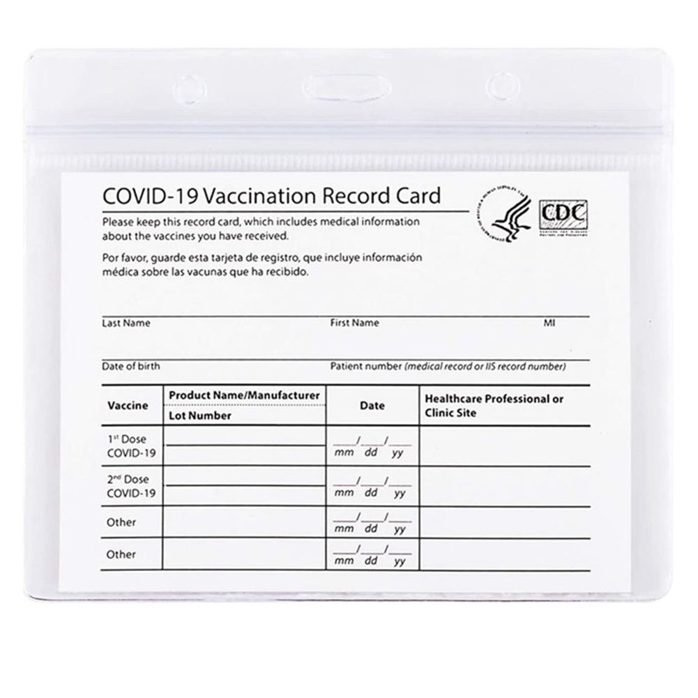 50pcs 4*3 inches CDC Report Card Protector Business Cards Files Filing Supplies With Holder or Without Protectors Waterproof Storage Bags Holders
50pcs 4*3 inches CDC Report Card Protector Business Cards Files Filing Supplies With Holder or Without Protectors Waterproof Storage Bags Holders
