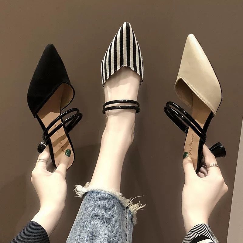 dress shoes slippers women fashion knitting pointed half slides mules loafers casual slipper female summer flat sandals yk1o h2ja, Black
dress shoes slippers women fashion knitting pointed half slides mules loafers casual slipper female summer flat sandals yk1o h2ja, Black