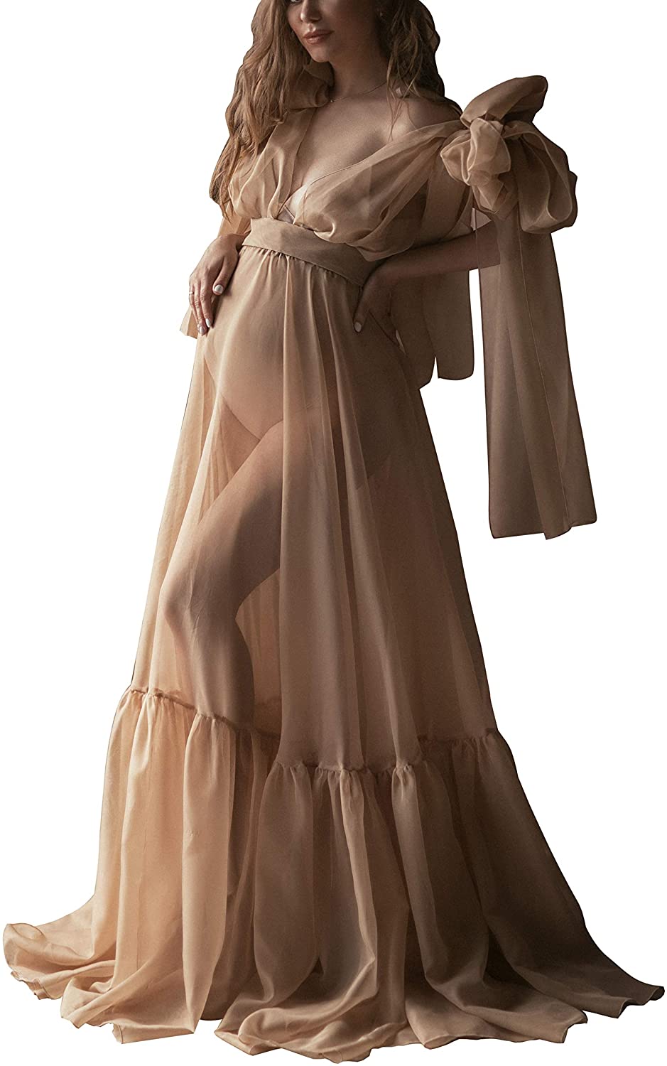 Chic Evening Dresses Chiffon Lingerie Robe for Women Lace Kimono Sexy Long Babydoll Sheer Bridal Nightwear Mesh Chemise, Purple
Chic Evening Dresses Chiffon Lingerie Robe for Women Lace Kimono Sexy Long Babydoll Sheer Bridal Nightwear Mesh Chemise, Purple