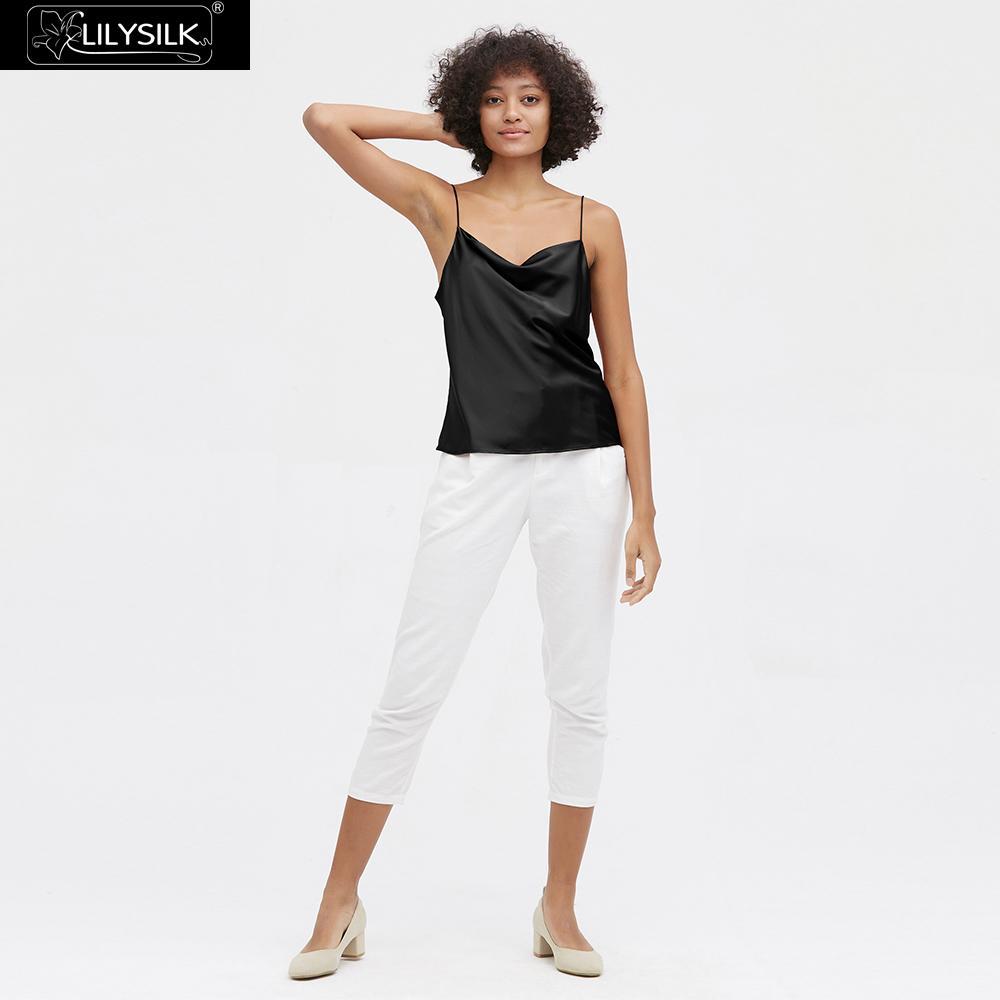 LilySilk Silk Camisole Stylish Comfy Cowls Women Soft NEW Free Shipping 210308
