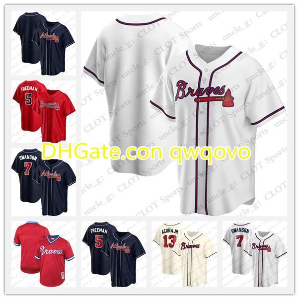 Atlanta 13 Ronald Acuna Jr Braves 5 Freddie Freeman 3 Dale Murphy 7 Dansby Swanson 2020 Custom baseball jerseys, Black
Atlanta 13 Ronald Acuna Jr Braves 5 Freddie Freeman 3 Dale Murphy 7 Dansby Swanson 2020 Custom baseball jerseys, Black
