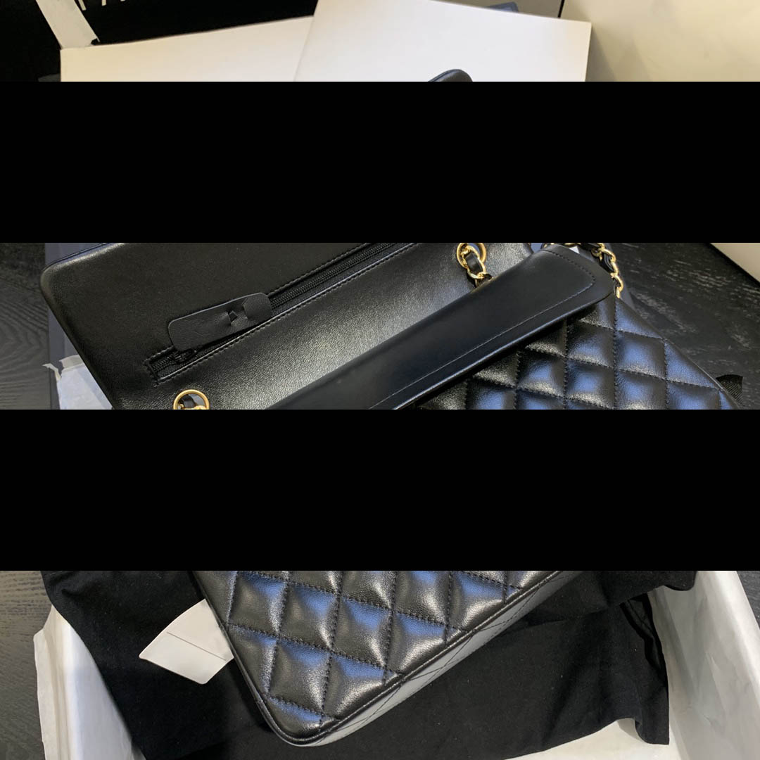 Top 7A quality black lambskin classic diamond quilted double flap bag chain shoulder medium 25cm Luxury Designer Bags handbags purse, Black calfskin caviar
Top 7A quality black lambskin classic diamond quilted double flap bag chain shoulder medium 25cm Luxury Designer Bags handbags purse, Black calfskin caviar