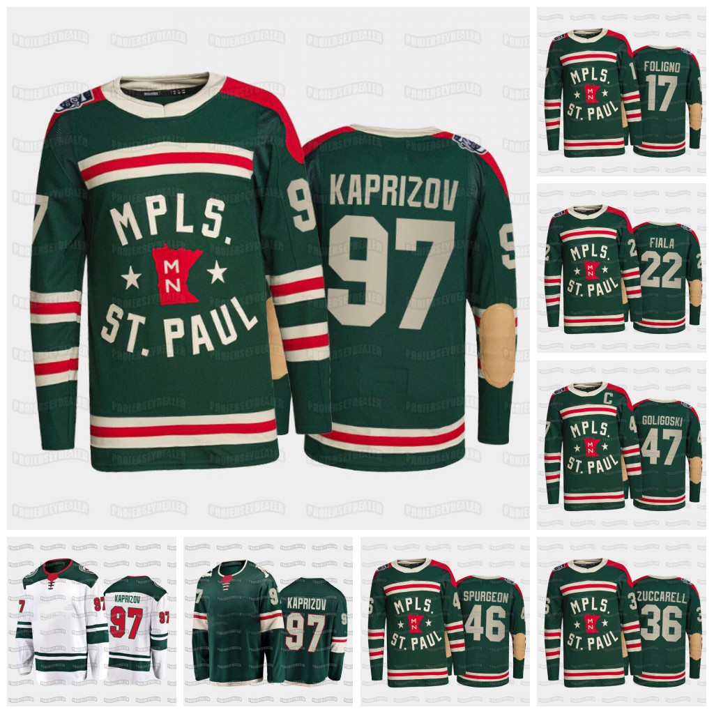 29 Marc-Andre Fleury Kirill Kaprizov Minnesota 2022 Wild Jersey Marcus Foligno Alex Goligoski Mats Zuccarello Kevin Fiala Joel Eriksson Ek Jared Spurgeon Dumba, 2021 green youth s-xl
29 Marc-Andre Fleury Kirill Kaprizov Minnesota 2022 Wild Jersey Marcus Foligno Alex Goligoski Mats Zuccarello Kevin Fiala Joel Eriksson Ek Jared Spurgeon Dumba, 2021 green youth s-xl