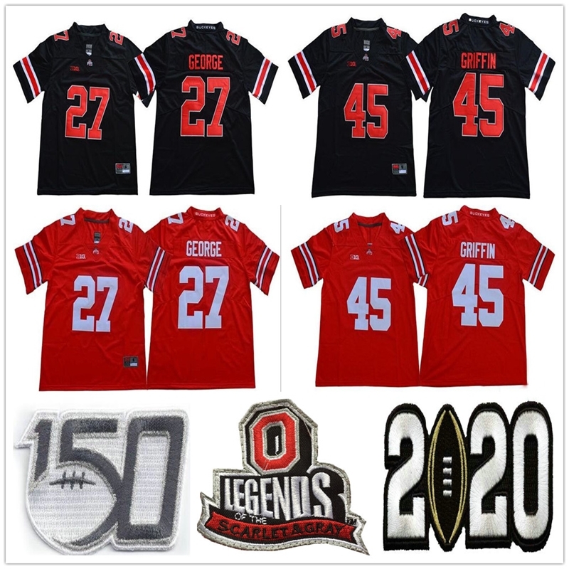 Ncaa Ohio State Buckeyes College 27 Eddie George Football Jerseys Vintage Legends University Stitched 45 Archie Griffin 150th Jersey, Black;red
Ncaa Ohio State Buckeyes College 27 Eddie George Football Jerseys Vintage Legends University Stitched 45 Archie Griffin 150th Jersey, Black;red