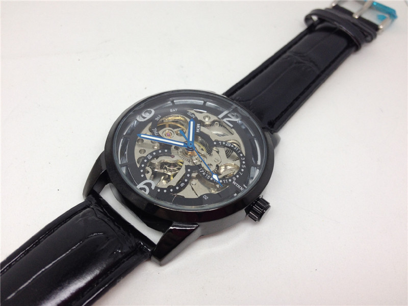 Top sell WINNER fashion men watches high quality Skeleton Mens Automatic Watch wrist watch for men WN11-2, Black
Top sell WINNER fashion men watches high quality Skeleton Mens Automatic Watch wrist watch for men WN11-2, Black
