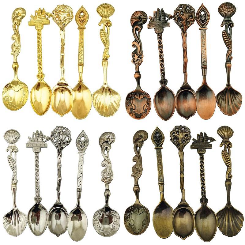 5 Spoon Set Pure Color Creative Coffee Spoon Retro Stainless Steel Coffee Scoop Ice Cream Soup Rice
5 Spoon Set Pure Color Creative Coffee Spoon Retro Stainless Steel Coffee Scoop Ice Cream Soup Rice