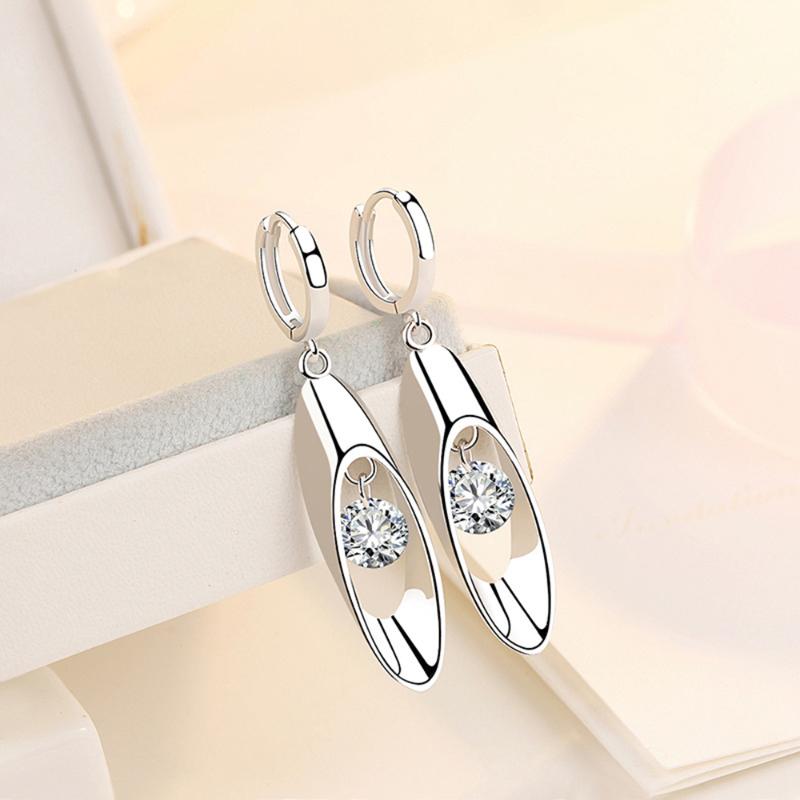 Dangle & Chandelier 925 Sterling Silver Drop Earrings Blue Zircon Waterdrop Christmas Gift Micro Inlay Cubic Zirconia For Women 2021 Black
Dangle & Chandelier 925 Sterling Silver Drop Earrings Blue Zircon Waterdrop Christmas Gift Micro Inlay Cubic Zirconia For Women 2021 Black
