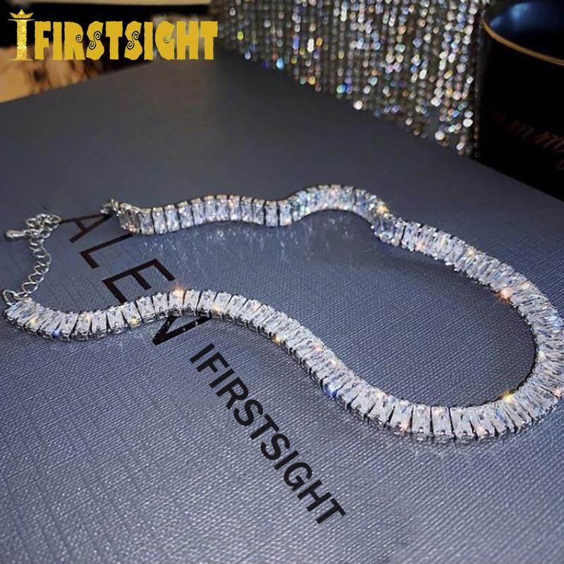 Chokers 8mm Square Zircon Tennis Lovely Iced Out Stainless Choker Hip Hop Women Jewelry Bling Silver Color Chain Necklace
Chokers 8mm Square Zircon Tennis Lovely Iced Out Stainless Choker Hip Hop Women Jewelry Bling Silver Color Chain Necklace