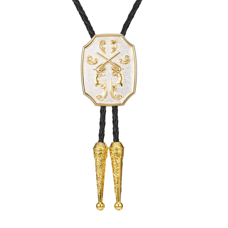 Neck Ties KDG Western Cowboy Zinc Alloy Two-color Double Gun Shield BOLO Tie Denim Shirt Accessories Men And Women Gift Items
Neck Ties KDG Western Cowboy Zinc Alloy Two-color Double Gun Shield BOLO Tie Denim Shirt Accessories Men And Women Gift Items