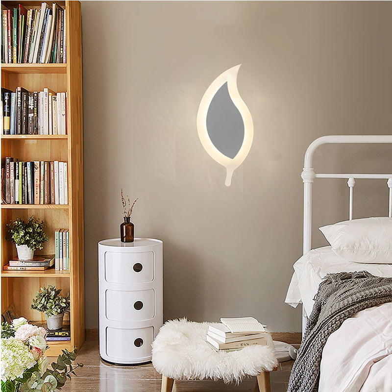 Creative LED bedside wall lamp modern minimalist children's room acrylic home decoration bedroom art corridor lamp