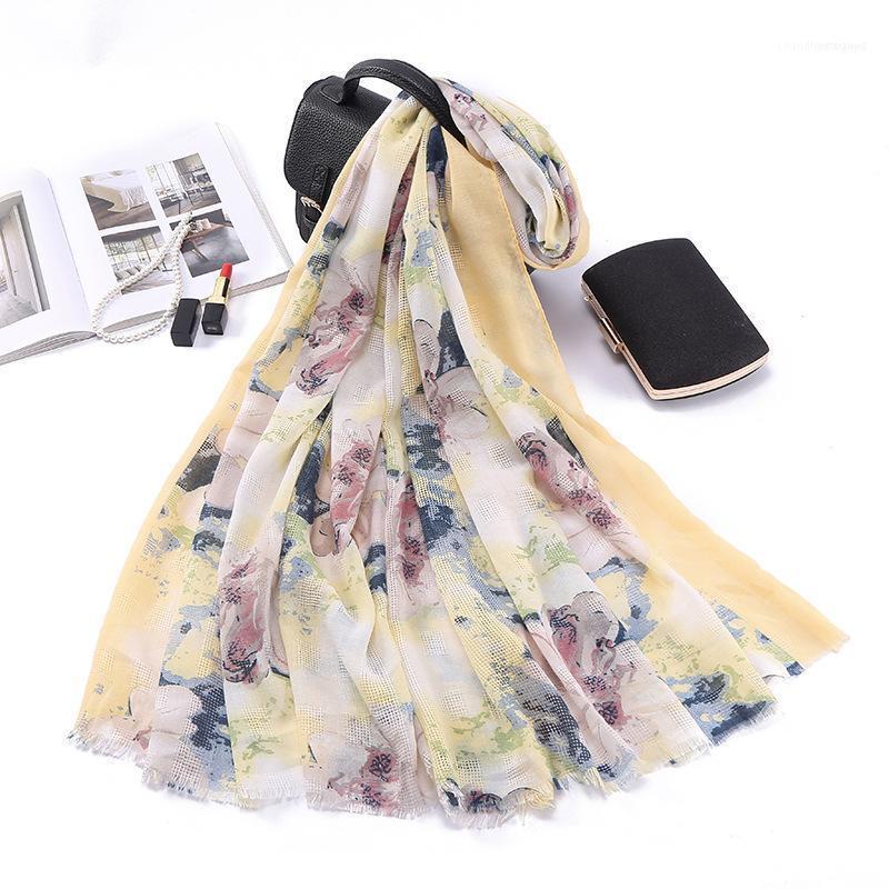 Scarves Flower Print Cotton And Linen Scarf Beach Spring Summer Korean Version Of The Towel Outdoor Vacation Sunshade Thin Scarf1
Scarves Flower Print Cotton And Linen Scarf Beach Spring Summer Korean Version Of The Towel Outdoor Vacation Sunshade Thin Scarf1