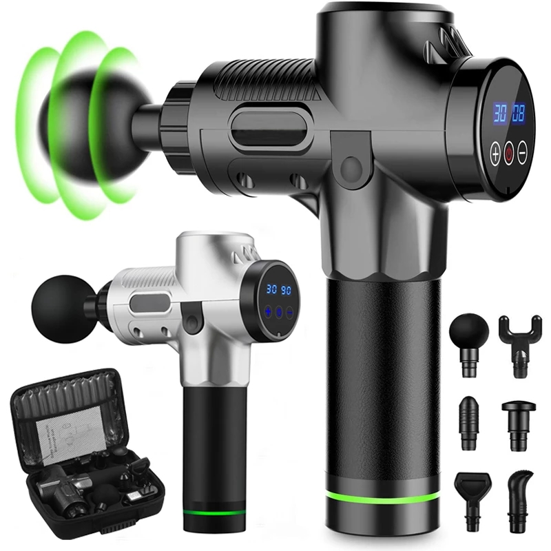 Full Body Massager Massage Gun Deep Tissue Percussion Muscle 30 Speeds LCD Touch Display Fascia Electric
Full Body Massager Massage Gun Deep Tissue Percussion Muscle 30 Speeds LCD Touch Display Fascia Electric