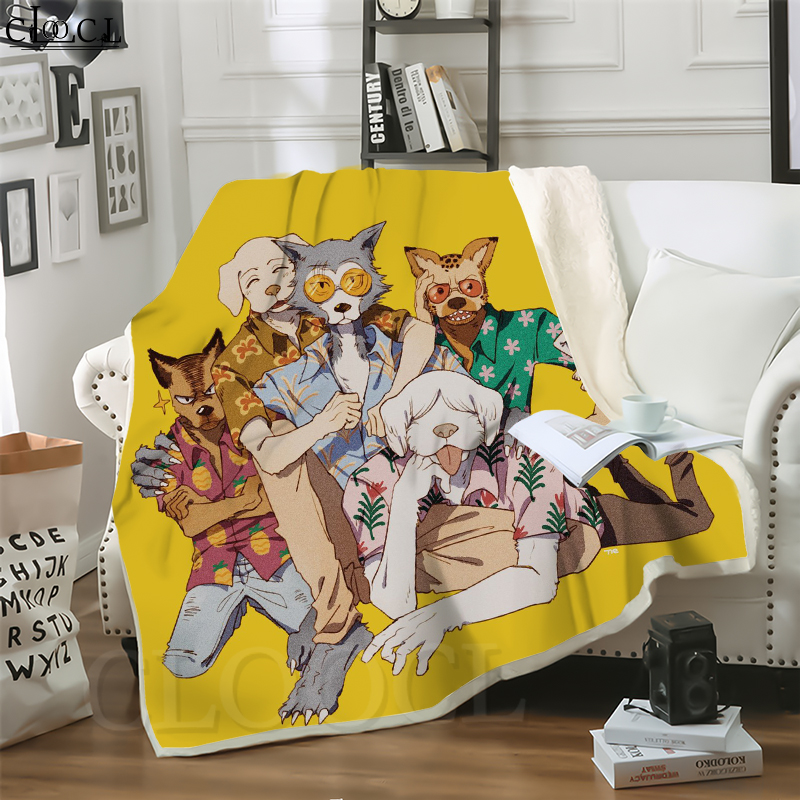 CLOOCL Cartoon BEASTARS Animal 3D Print Harajuku Air Conditioning Blanket Sofa Teens Bedding Throw Blankets Plush Quilt
CLOOCL Cartoon BEASTARS Animal 3D Print Harajuku Air Conditioning Blanket Sofa Teens Bedding Throw Blankets Plush Quilt