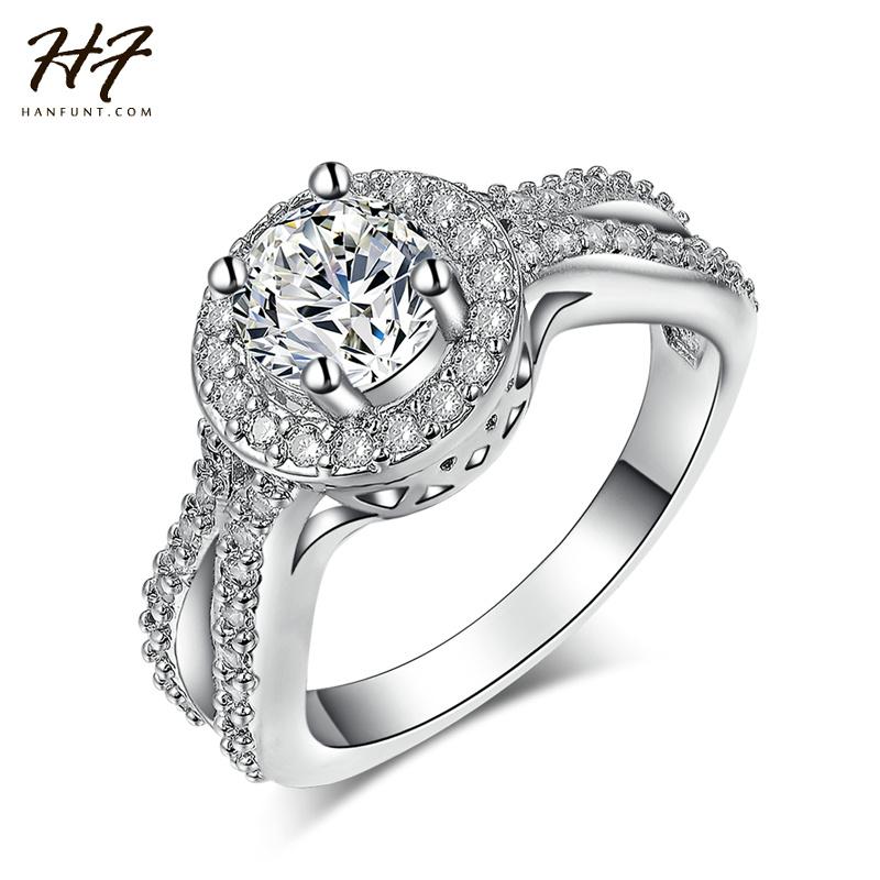 Cluster Rings Sliver Color Luxry Wedding Ring Engagement CZ Crystal Jewelry For Women With Austrian R538, Golden;silver
Cluster Rings Sliver Color Luxry Wedding Ring Engagement CZ Crystal Jewelry For Women With Austrian R538, Golden;silver