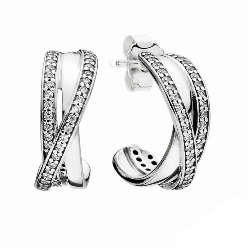 Hoop & Huggie Typical Female Earrings 925 Sterling Law Silver Jewelry Folding Cloak And Ribbon With Curved Stones
Hoop & Huggie Typical Female Earrings 925 Sterling Law Silver Jewelry Folding Cloak And Ribbon With Curved Stones