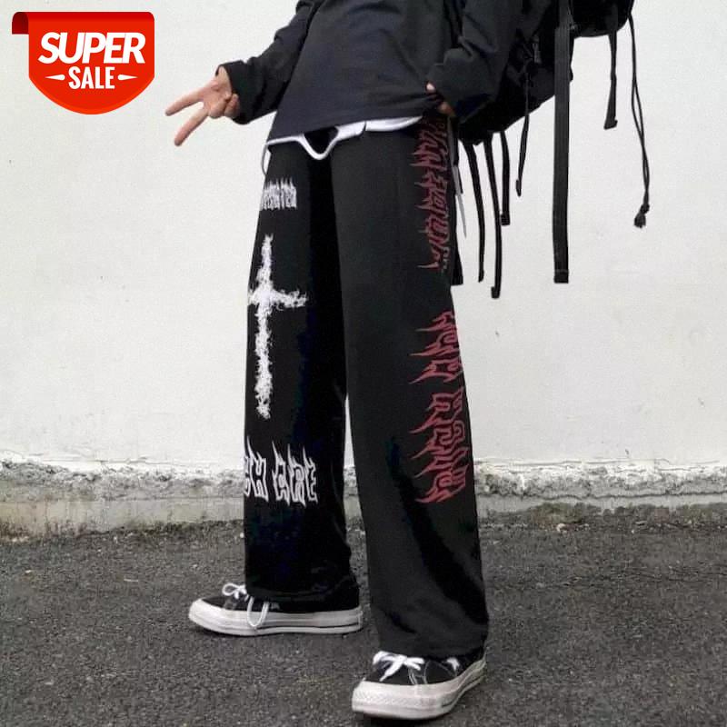 Autumn Winter Gothic Pants Women Men Bottom Korea INS Harajuku Japanese Dark Sub-forced Graffiti Straight Wide Leg Plus Size #yO4J, Black;white
Autumn Winter Gothic Pants Women Men Bottom Korea INS Harajuku Japanese Dark Sub-forced Graffiti Straight Wide Leg Plus Size #yO4J, Black;white