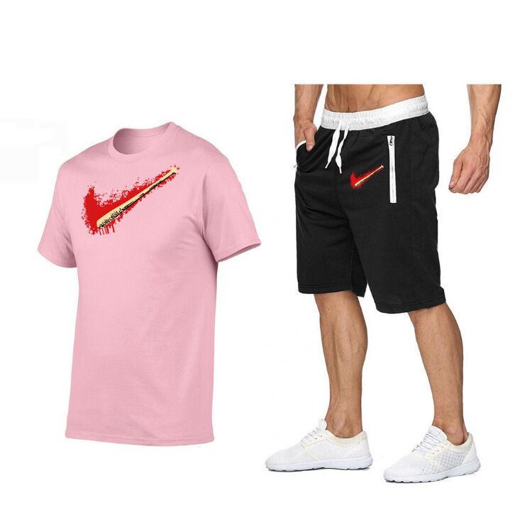 Casual Male Tracksuit Clothing Summer 2021 Men Set Fitness Suit Sporting Suits Short Sleeve white T Shirt + Shorts Quick Drying 2 Piece Set
Casual Male Tracksuit Clothing Summer 2021 Men Set Fitness Suit Sporting Suits Short Sleeve white T Shirt + Shorts Quick Drying 2 Piece Set