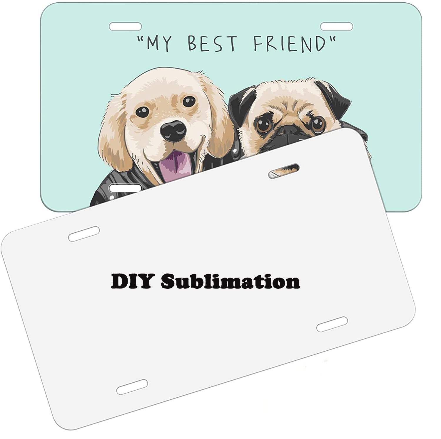 Aluminium Sublimation License Plate Decor DIY Blank Rectangular Hanging Advertising Board 4-holes Car Number Tag Christmas Ornament
Aluminium Sublimation License Plate Decor DIY Blank Rectangular Hanging Advertising Board 4-holes Car Number Tag Christmas Ornament