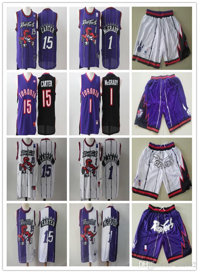 Mens Toronto Raptors 15 Vince Carter 1 Tracy McGrady purple white Basketball Shorts Basketball Jerseys, Black;red
Mens Toronto Raptors 15 Vince Carter 1 Tracy McGrady purple white Basketball Shorts Basketball Jerseys, Black;red