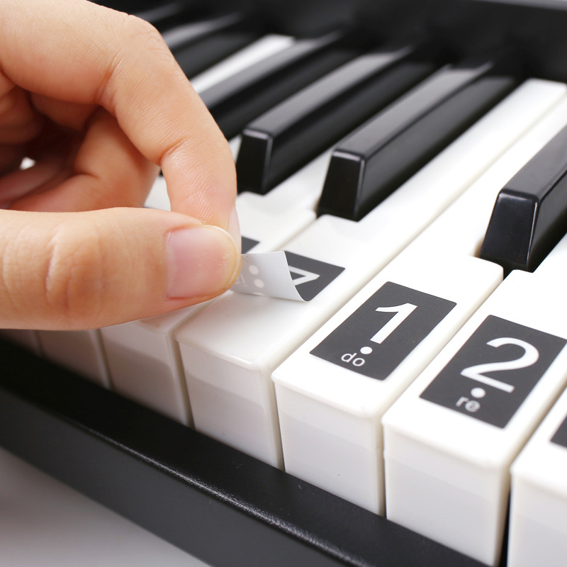 Musical Instrument 49/54/61 Key Piano Stickers Electronic Keyboard Label Note for Learners
Musical Instrument 49/54/61 Key Piano Stickers Electronic Keyboard Label Note for Learners