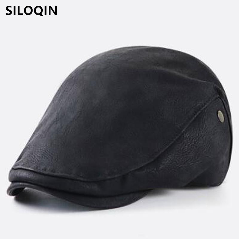 Berets SILOQIN Snapback Cap Men's Washable PU Imitation Leather Retro Literary Tongue Casual All-match Male Bone Hat, Blue;gray
Berets SILOQIN Snapback Cap Men's Washable PU Imitation Leather Retro Literary Tongue Casual All-match Male Bone Hat, Blue;gray