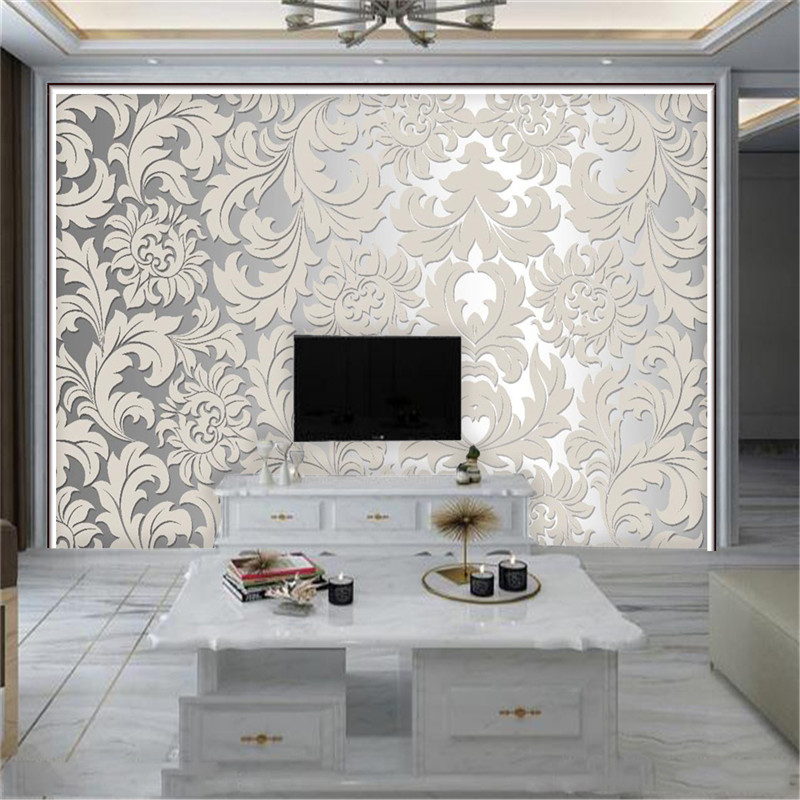Home Decor 3d Wallcovering Wallpaper European-style Classic Floral Pattern Elegant Living Room Bedroom Kitchen