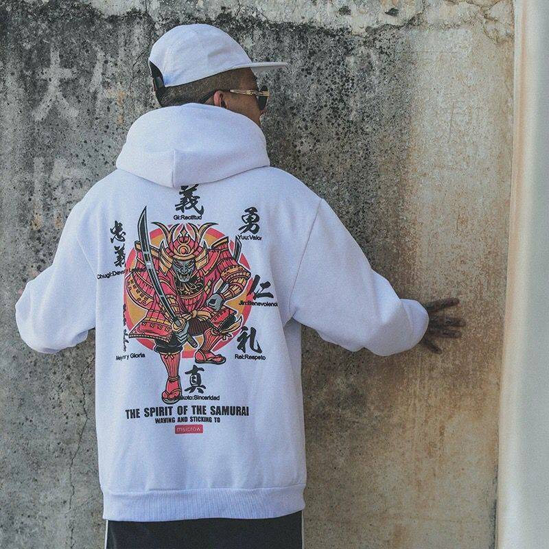 Fashion Men Cool Men Hip Hop Hoodies Japanese Casual Sweatshirts Streetwear Men Women Loose Pullover Harajuku Devil Hoodie Male 201126