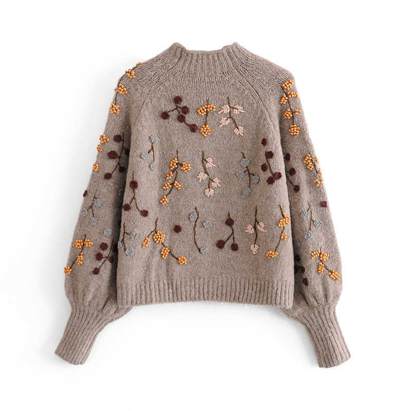 est women knitted sweater winter good quality thick long sleeve female pullovers casual tops 210914