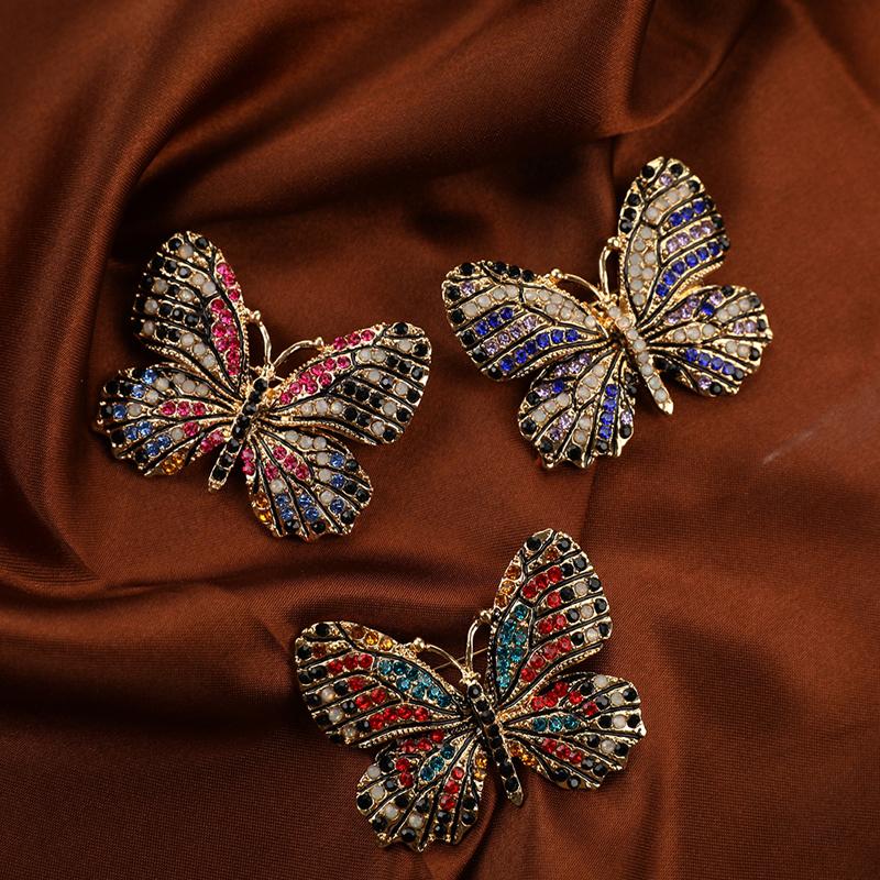 Pins, Brooches Butterfly Brooch Fashion Colorful Crystal For Women Rhinestone Gift DIY Jewelry Boutonniere
Pins, Brooches Butterfly Brooch Fashion Colorful Crystal For Women Rhinestone Gift DIY Jewelry Boutonniere