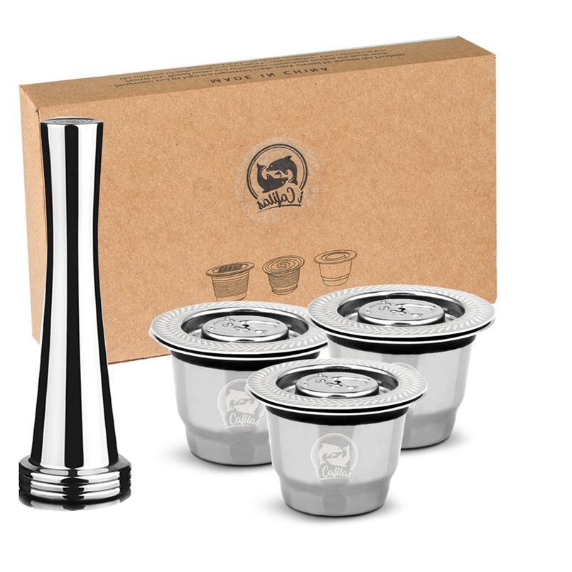 ICafilasCapsule For Nespresso Reutilisable 2 In 1 Usage Refillable Capsule Crema Espresso Reusable Coffee Filter 210904
ICafilasCapsule For Nespresso Reutilisable 2 In 1 Usage Refillable Capsule Crema Espresso Reusable Coffee Filter 210904