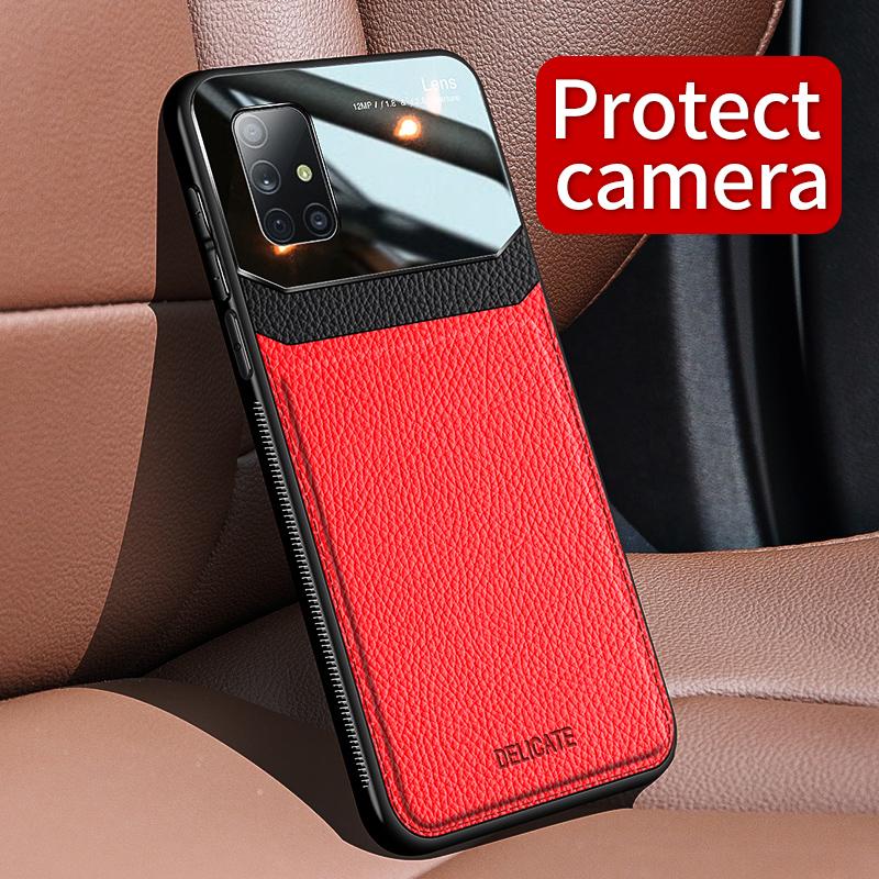 Cell Phone Pouches Shockproof Case For Samsung Galaxy A71 A51 Leather Mirror Glass Cover S20 Ultra Note 10 Plus S10 Lite
Cell Phone Pouches Shockproof Case For Samsung Galaxy A71 A51 Leather Mirror Glass Cover S20 Ultra Note 10 Plus S10 Lite
