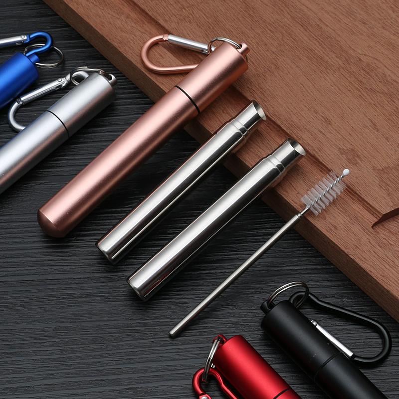 Drinking Straws Stainless Steel Collapsible Angle Reusable Metal Straw
Drinking Straws Stainless Steel Collapsible Angle Reusable Metal Straw