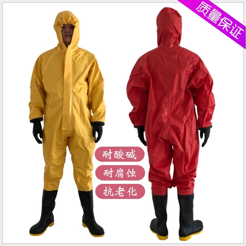 Light semi closed chemical fhib fire conjoined acid and alkali resistant protective clothing, Black;red
Light semi closed chemical fhib fire conjoined acid and alkali resistant protective clothing, Black;red