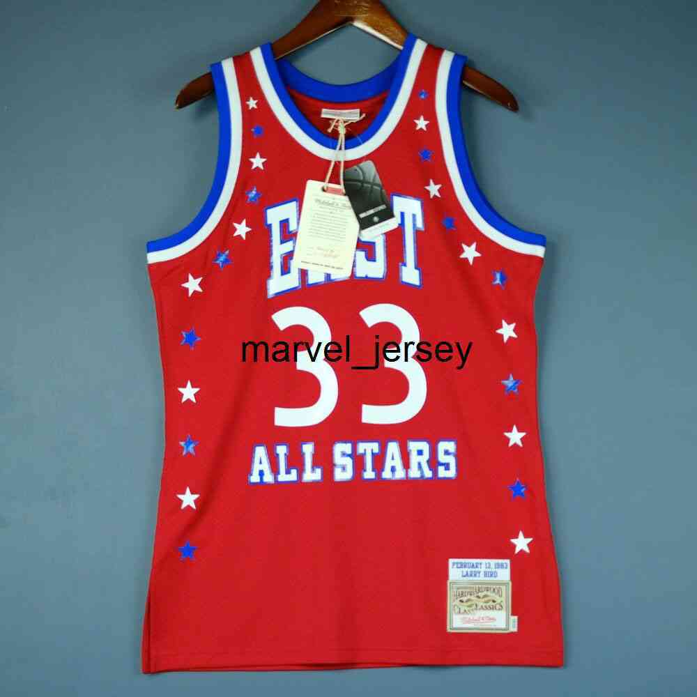 100% Stitched Larry Bird Mitchell & Ness 1983 All Star Jersey Mens Women Youth Throwbacks jersey XS-5XL 6XL, Red
100% Stitched Larry Bird Mitchell & Ness 1983 All Star Jersey Mens Women Youth Throwbacks jersey XS-5XL 6XL, Red