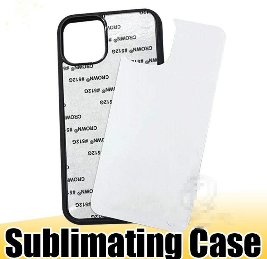 

Bottom price!2D Sublimation Hard Plastic DIY Designer Phone Case PC Sublimating Blank Back Cover for iP 12 11 XS MAX Samsung Note20 FY3003, White