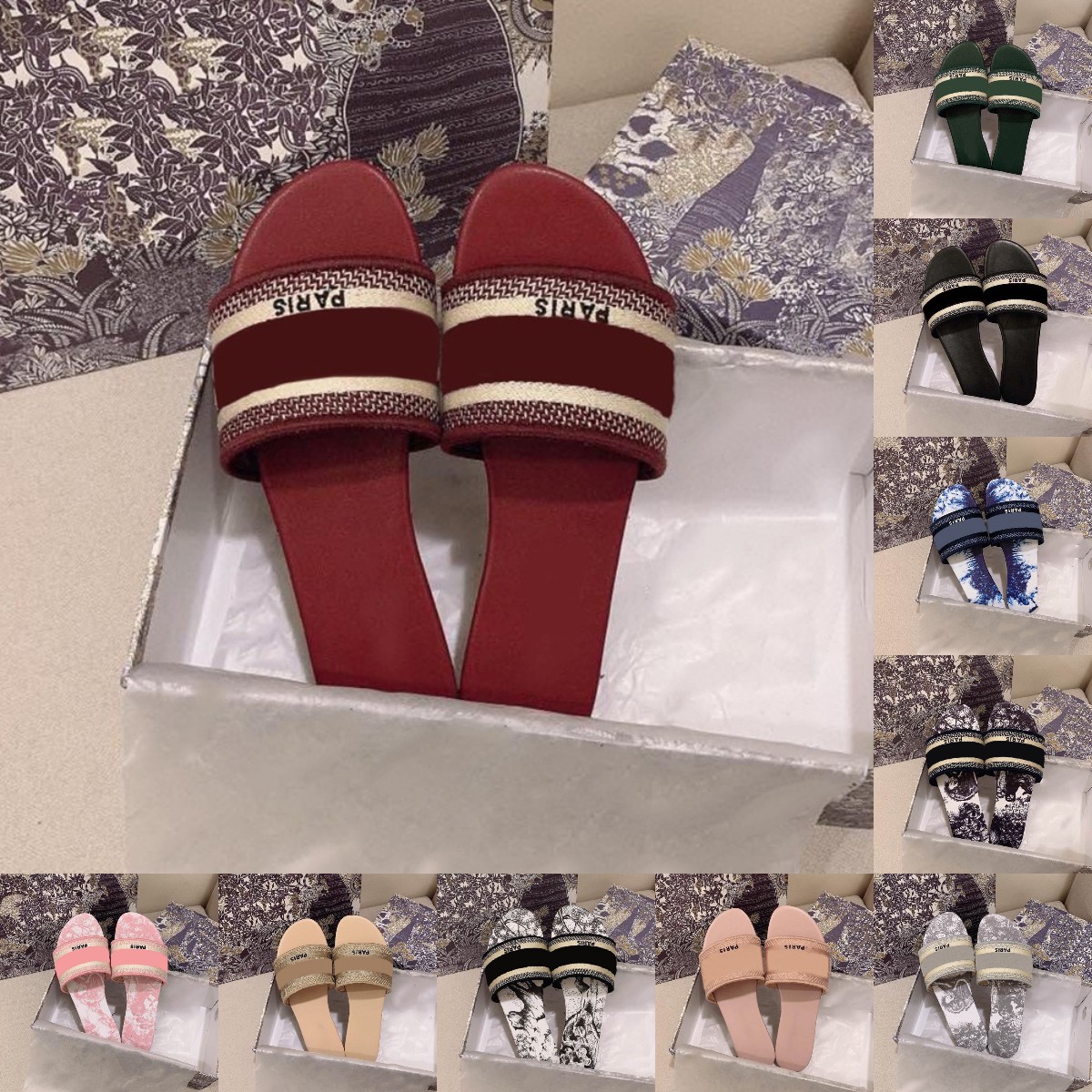 The New Women Sandals Slippers Embroidery Designers Slides Sandal Floral Brocade Flip Flops Striped Beach Leather Rubber Flower Slipper Loafers, Colour-11
The New Women Sandals Slippers Embroidery Designers Slides Sandal Floral Brocade Flip Flops Striped Beach Leather Rubber Flower Slipper Loafers, Colour-11