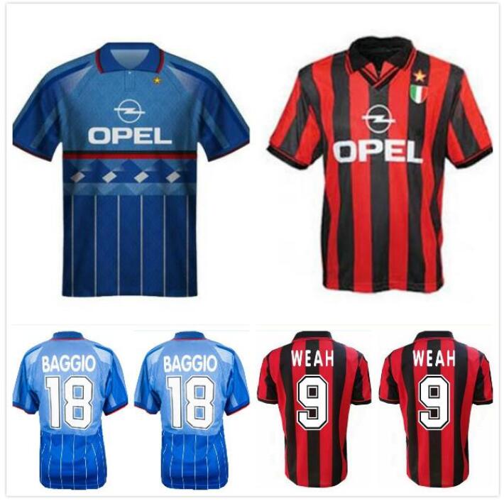 1995 1996 1997 Baggio Weah Boban retro soccer jersey 95 96 97 Maldini Di Canio SAVICEVIC BARESI vintage classic football shirt, Beige
1995 1996 1997 Baggio Weah Boban retro soccer jersey 95 96 97 Maldini Di Canio SAVICEVIC BARESI vintage classic football shirt, Beige