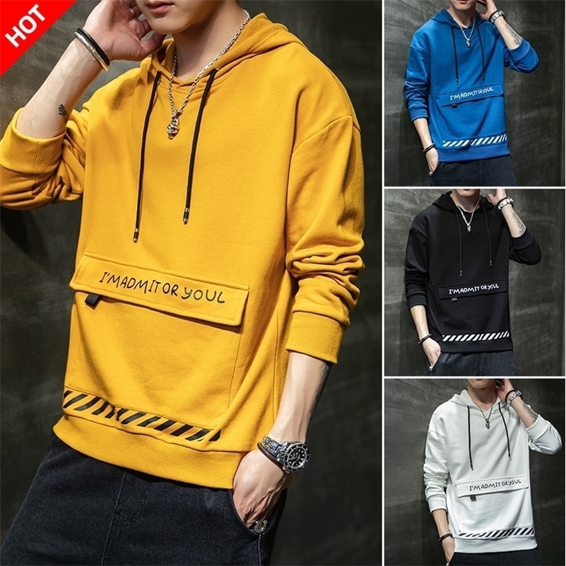 Casual Hip Hop Sweatshirts Male Hoodie Harajuku Style Hooded hombre sudaderas Hoodies men clothing moletom feminino 201020