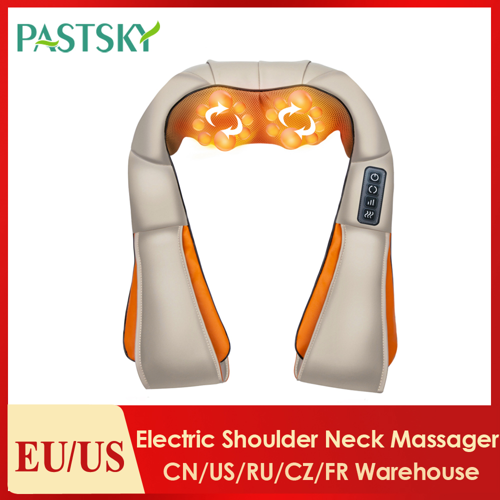 U Shape Electrical Shiatsu Body Shoulder Neck Massager Shawl Back Infrared Heated Kneading Acupoint Car/Home Massage Health Care
U Shape Electrical Shiatsu Body Shoulder Neck Massager Shawl Back Infrared Heated Kneading Acupoint Car/Home Massage Health Care