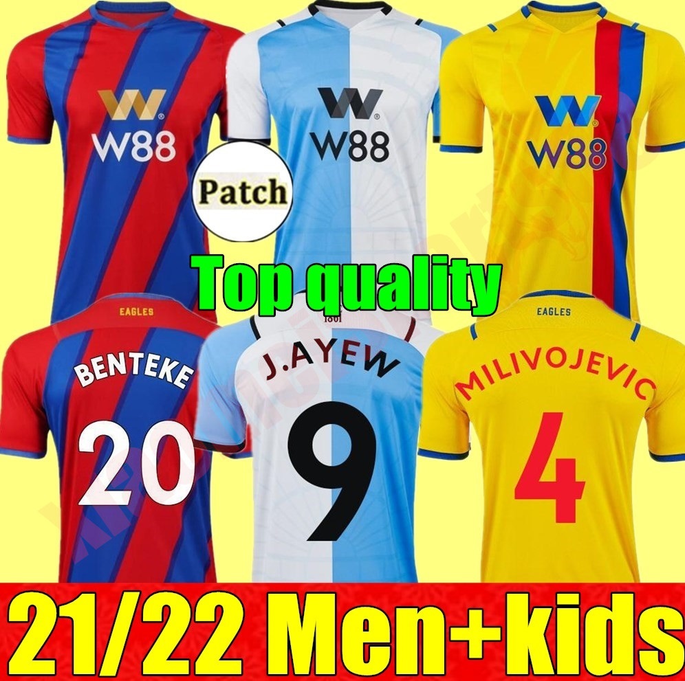 21 22 Crystal home soccer jersey 2021 Away ZAHA MILIVOJEVIC BENTEKE Maillots De Foot shirt OLISE KOUYATE SCHLUPP McARTHUR J.AYEW Football uniform, Black;yellow
21 22 Crystal home soccer jersey 2021 Away ZAHA MILIVOJEVIC BENTEKE Maillots De Foot shirt OLISE KOUYATE SCHLUPP McARTHUR J.AYEW Football uniform, Black;yellow