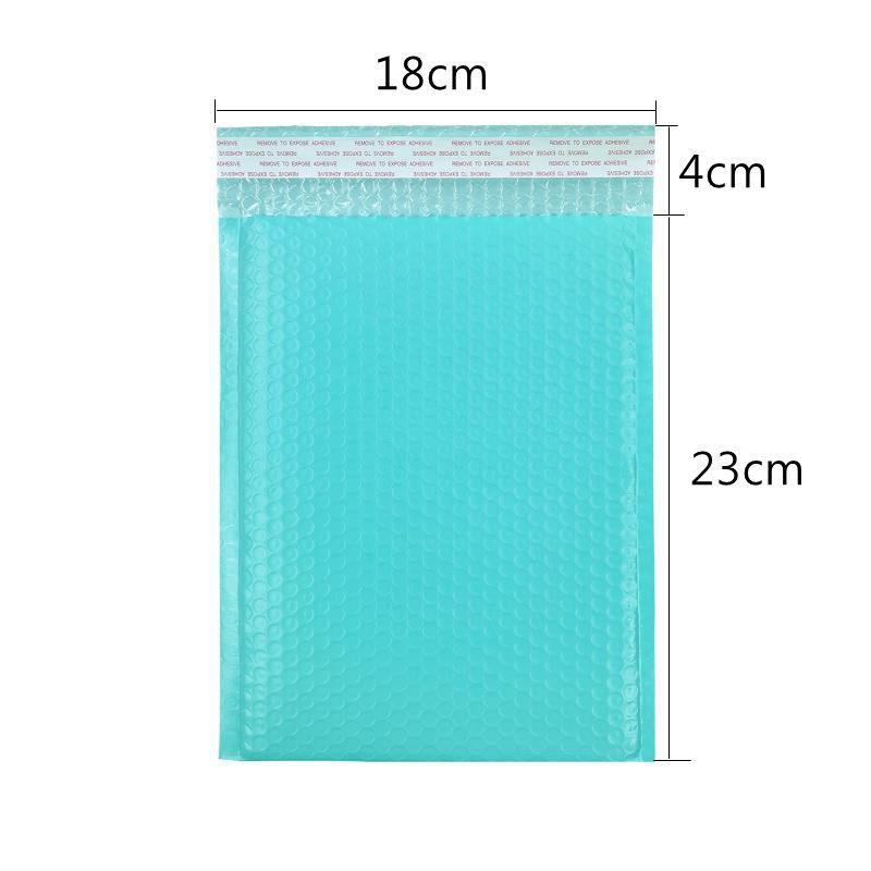 Gift Wrap 50pcs Bubble Mailers Padded Envelopes Pearl Film Present Mail Envelope Bag For Book Magazine Lined Mailer Self Seal Blue