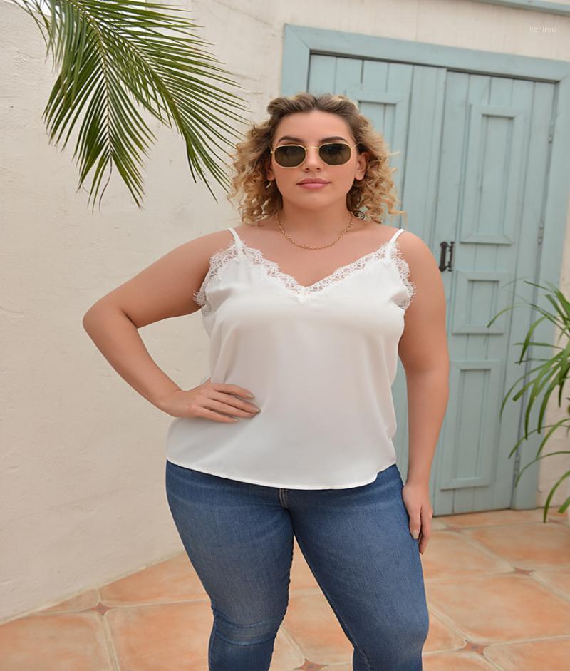 Camisoles & Tanks Satin Camisole Lace Stitching Tank Tops Plus Size Lingere Women Summer 2021 Solid Color Sexy Bralette Top, White
Camisoles & Tanks Satin Camisole Lace Stitching Tank Tops Plus Size Lingere Women Summer 2021 Solid Color Sexy Bralette Top, White